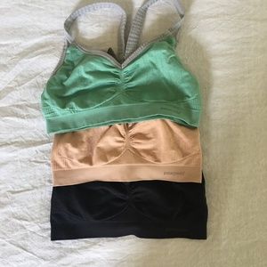 Set of 3 Patagonia Barely Bras